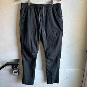 SPC/LST Civilian Black Techwear Utility Pants Minimalist Streetwear Tapered Sz M